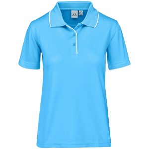 Ladies Elite Golf Shirt - Light Blue